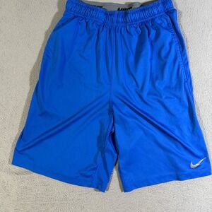 Nike Dri Fit Athletic Shorts Mens Small Blue Running‎ Gym Workout Athleisure